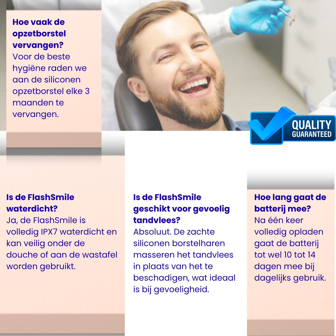 FlashSmile verbangborstels