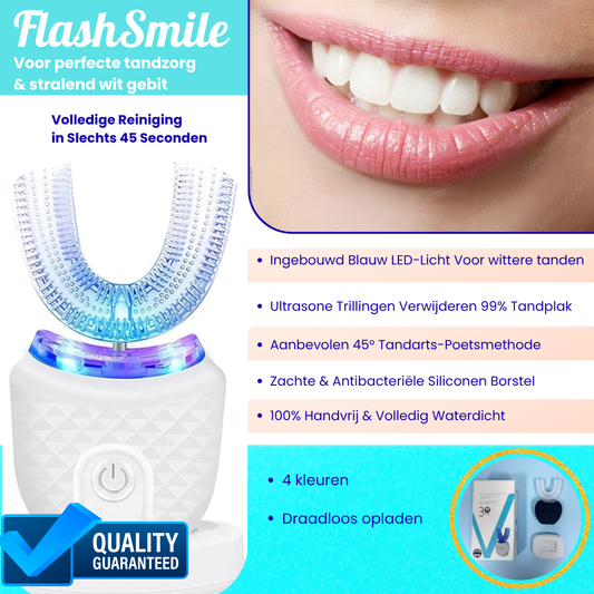 FlashSmile binnen 45 seconden gezondere tanden door slim te poetsen