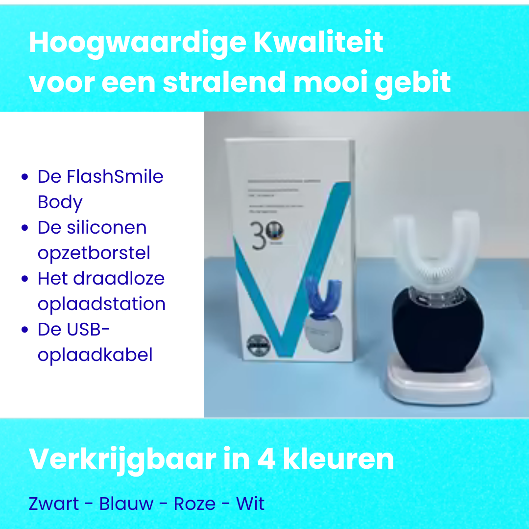 FlashSmile binnen 45 seconden gezondere tanden door slim te poetsen