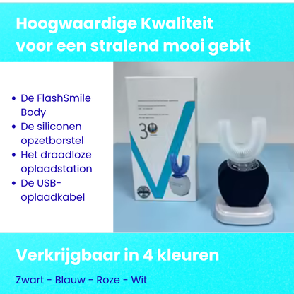 FlashSmile binnen 45 seconden gezondere tanden door slim te poetsen