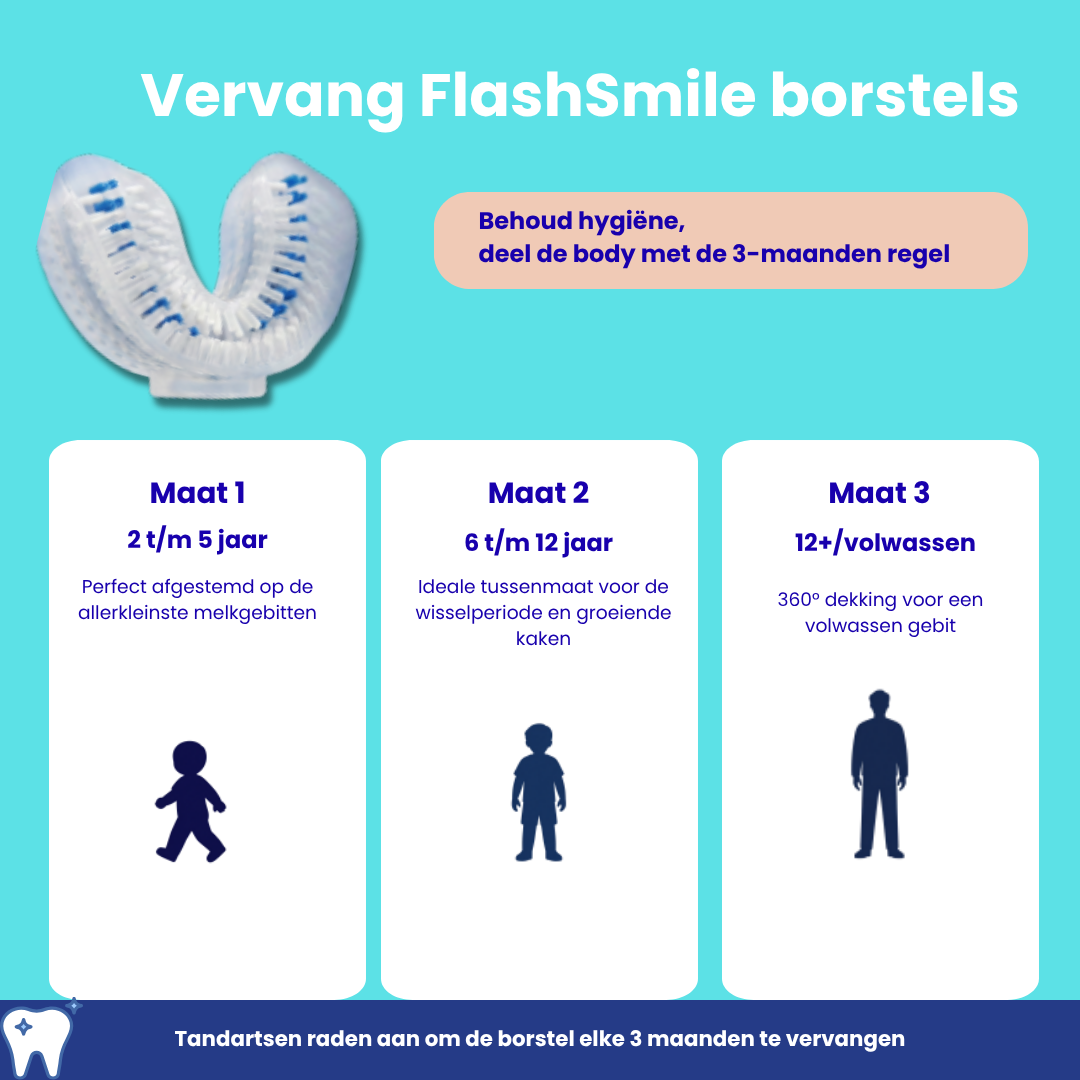 FlashSmile verbangborstels