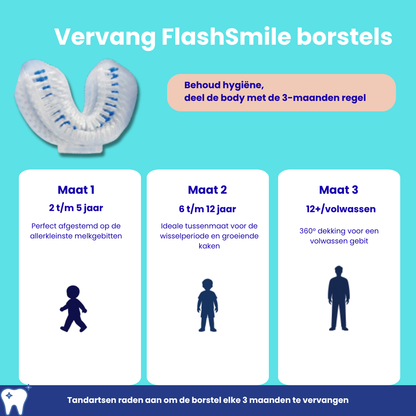 FlashSmile verbangborstels