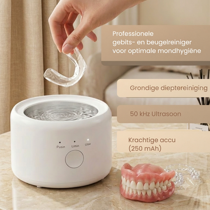 DentalClean Pro Hygiënische Gebits- & Beugelreiniger (Ultrasoon)
