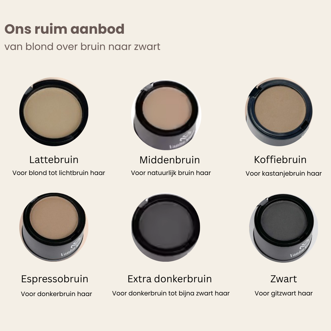 Zeg vaarwel tegen kale plekjes, grijze haren en een hoge haarlijn!