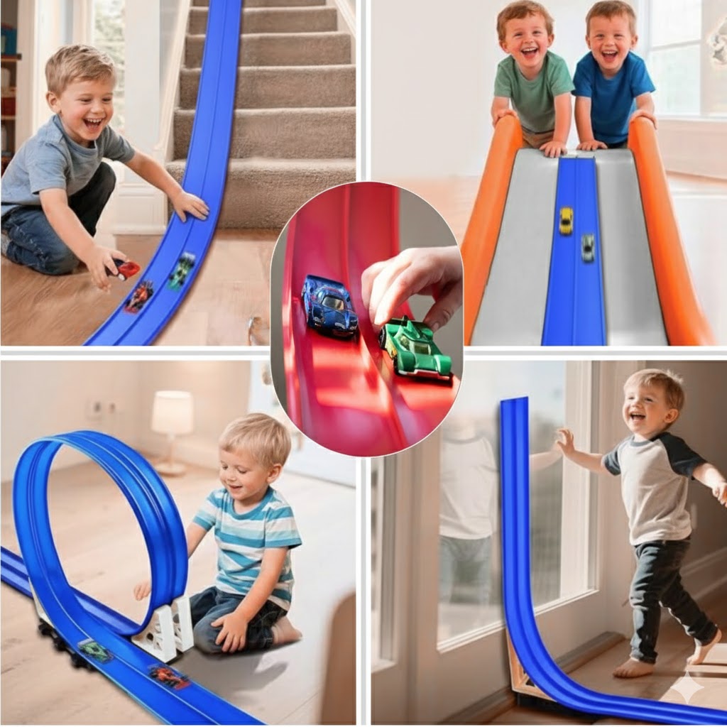 Race, Bouw, Lach! De Nova Smile SpeedTrack™ Set Voor Ongelofelijk veel  Kinderplezier